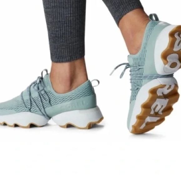 Sorel Shoes - Sorel Kinetic Impact Sneakers Women Size 9 Lace Up Mesh Comfy Casual Blue